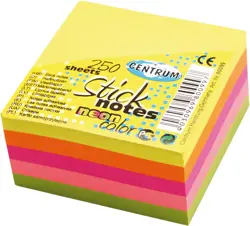 Samolepicí bloček 5x36ls neon